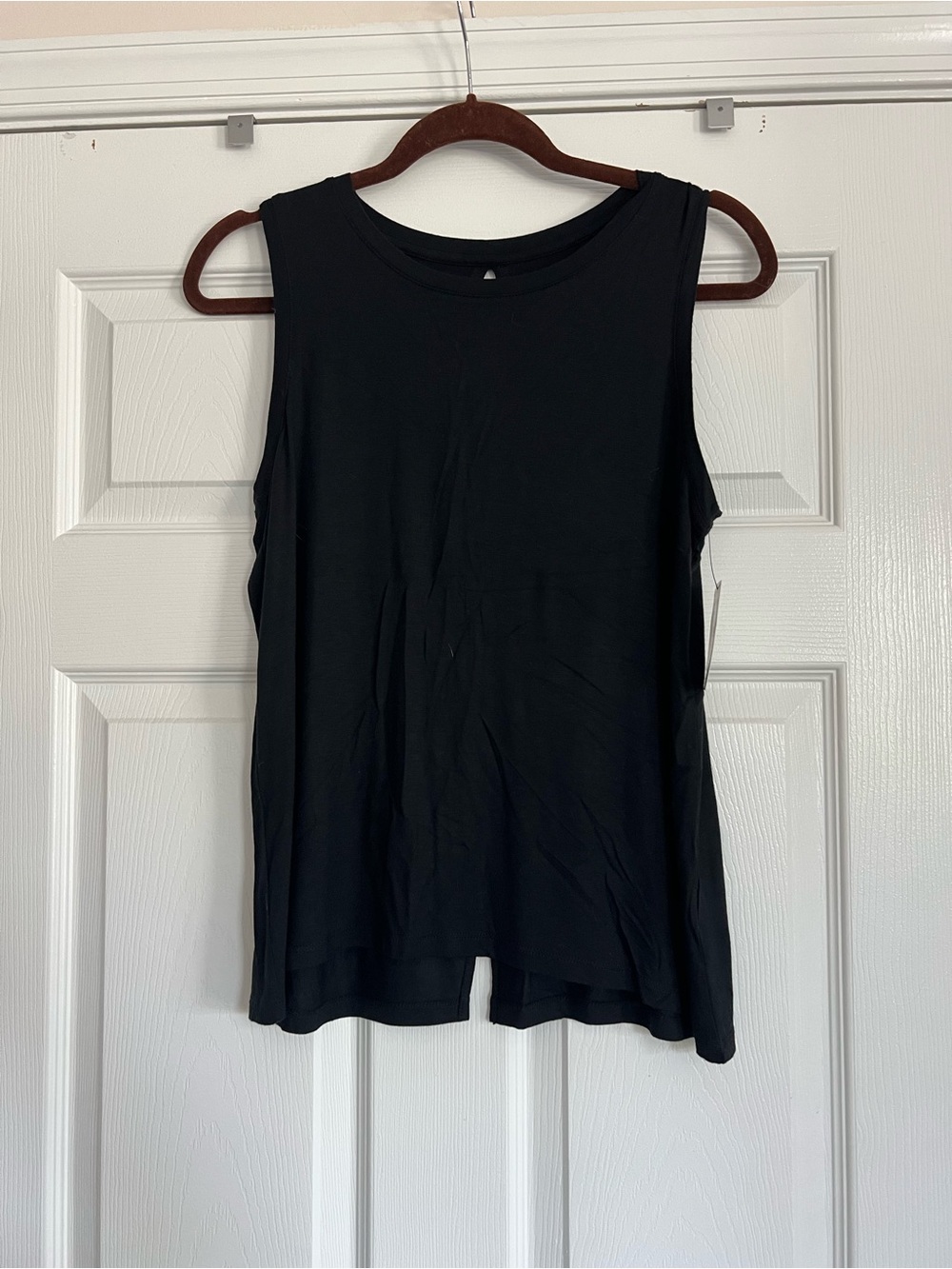 Halogen Black Sleeveless Tank Top